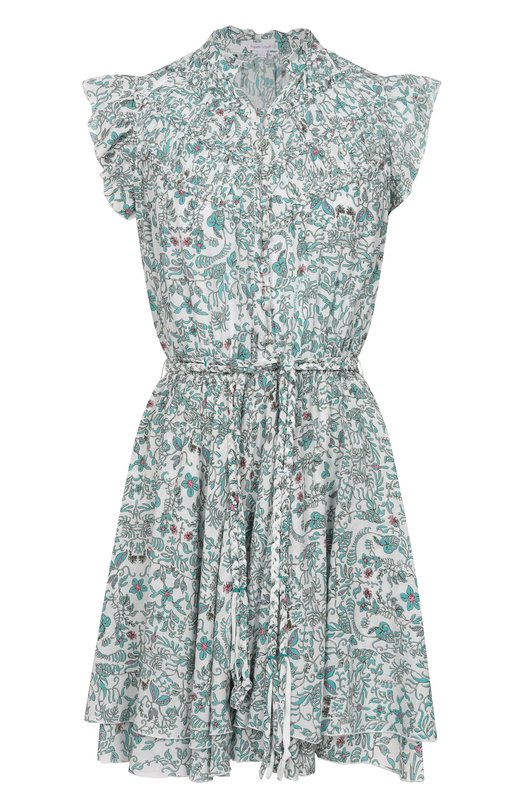 Платье из вискозы Poupette St Barth WL5R26NVPTWG Зелёный WL5R26NVPTWG