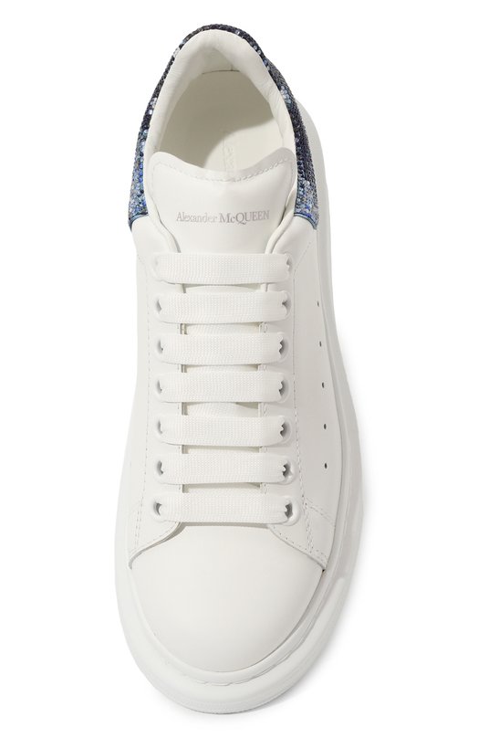 Кожаные кеды Oversized Alexander McQueen 742727/WIDJF Белый  742727/WIDJF Фото 6