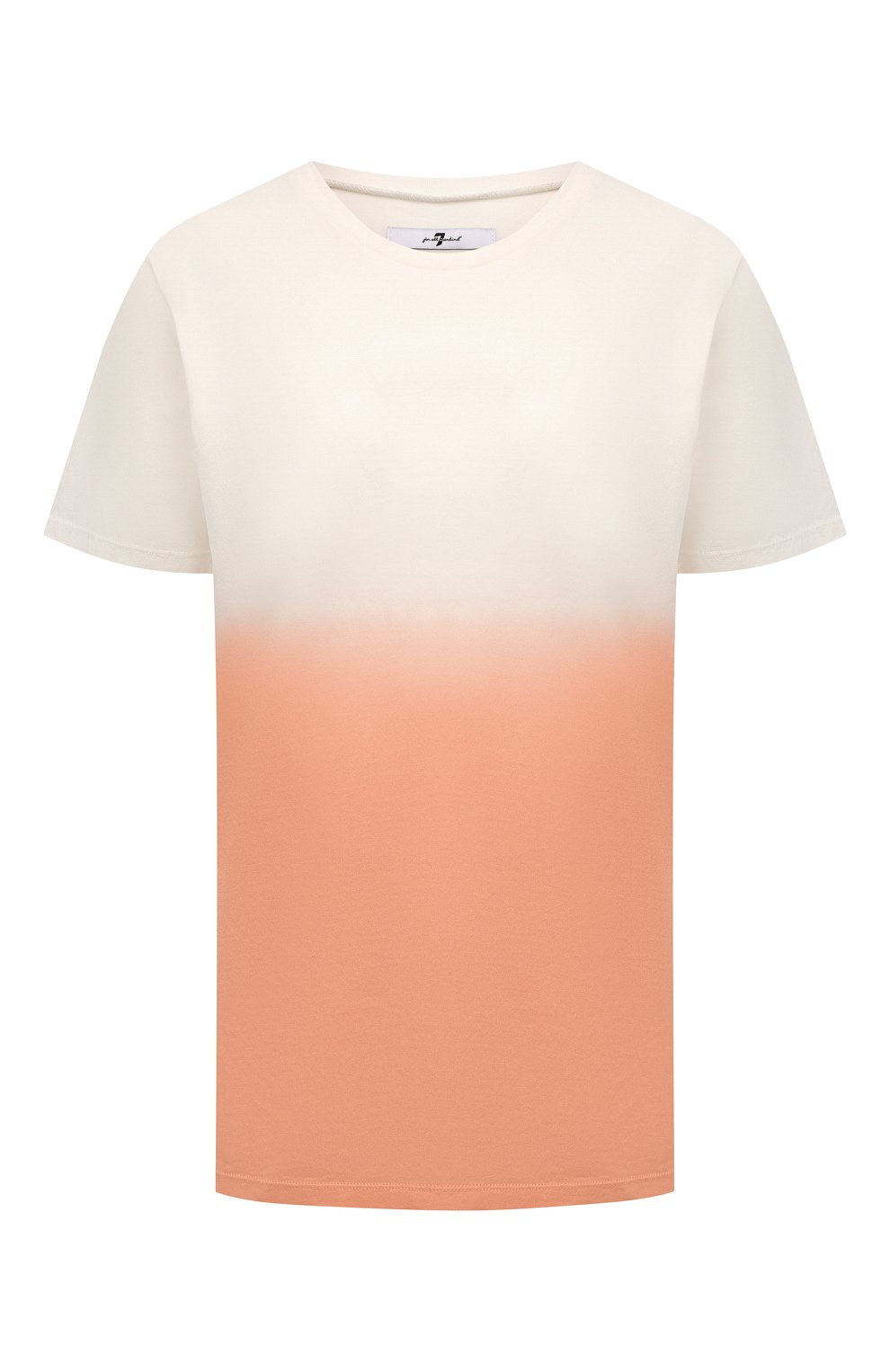 Хлопковая футболка 7 FOR ALL MANKIND, арт. JSLL9700FC, фото 1