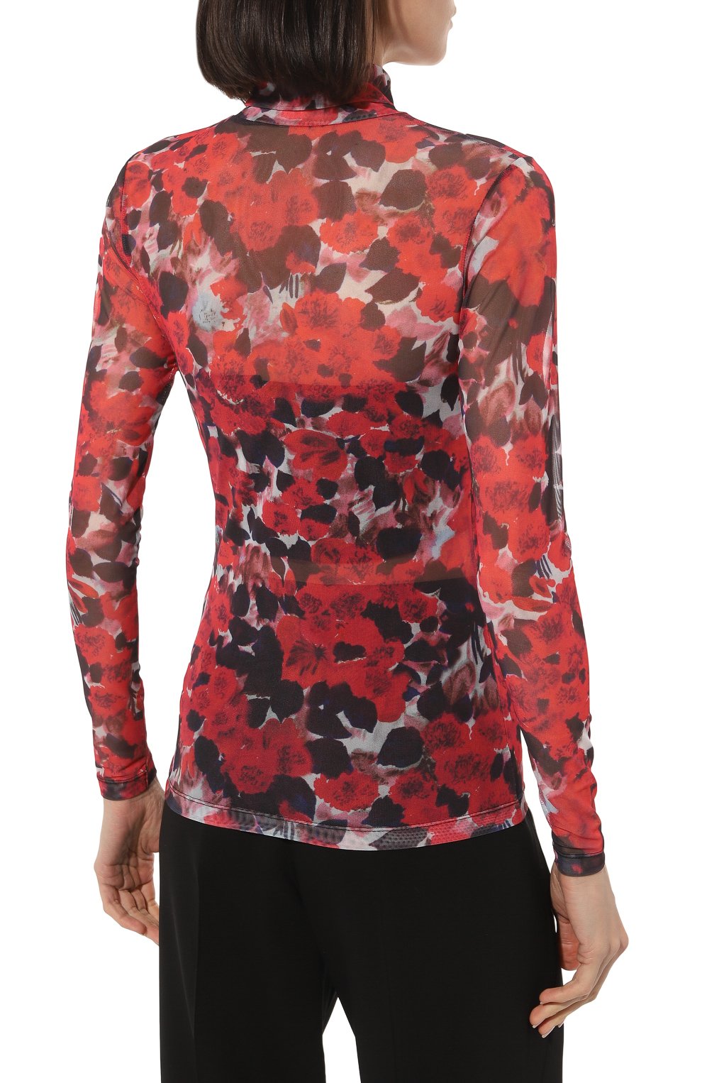 Водолазка DRIES VAN NOTEN красного цвета по цене 39950 руб., арт. 231-011152-6182, фото 4 Водолазка DRIES VAN NOTEN, арт. 231-011152-6182, фото 4