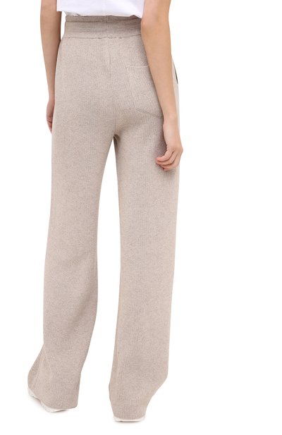 Брюки NANUSHKA, арт. 0NI_BEIGE_RECYCLED CASHMERE KNIT, фото 4