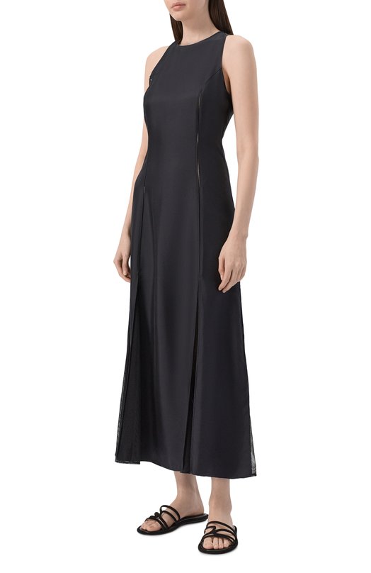 Замшевые шлепанцы Sonic Sergio Rossi B14810/MCAZ01 Чёрный  B14810/MCAZ01 Фото 3