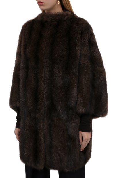 Шуба из меха соболя VALENTINO, арт. WF3FAN323AF, фото 3