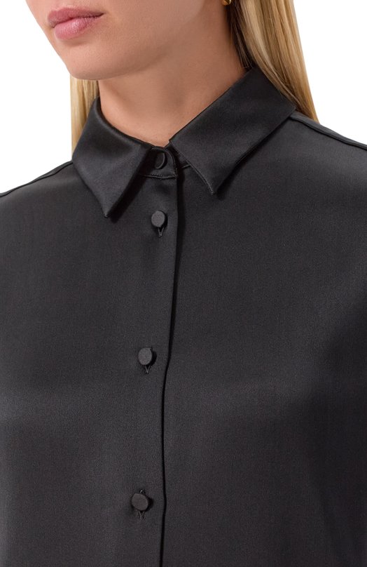 Шелковая рубашка MVST M25.1MW.B005/00D602 Чёрный  M25.1MW.B005/00D602 Фото 5