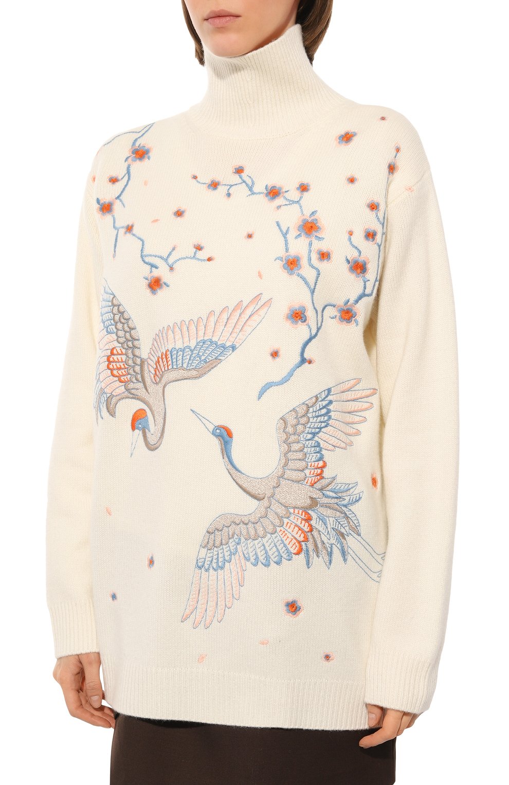 Кашемировый пуловер OLOLOL, арт. OLKN006/101.EMB.CR/W23, фо то 3