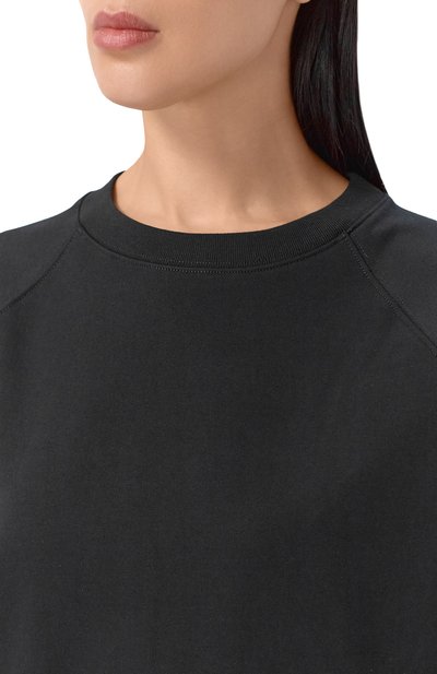 Хлопковый свитшот PERVERT черного цвета по цене 23000 руб., арт. PE26/SW01/60-02, фото 5 Хлопковый свитшот PERVERT, арт. PE26/SW01/60-02, фото 5