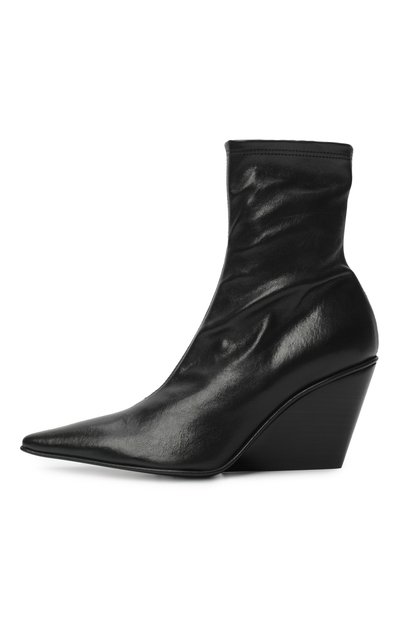 Кожаные ботильоны morgan ANN DEMEULEMEESTER, арт. 2402-W-H10-LT146-099, фото 4