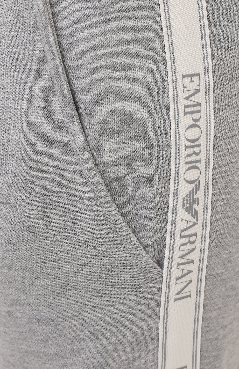 Джоггеры EMPORIO ARMANI серого цвета по цене 11300 руб., арт. 164508/1A250, фото 5 Джоггеры EMPORIO ARMANI, арт. 164508/1A250, фото 5