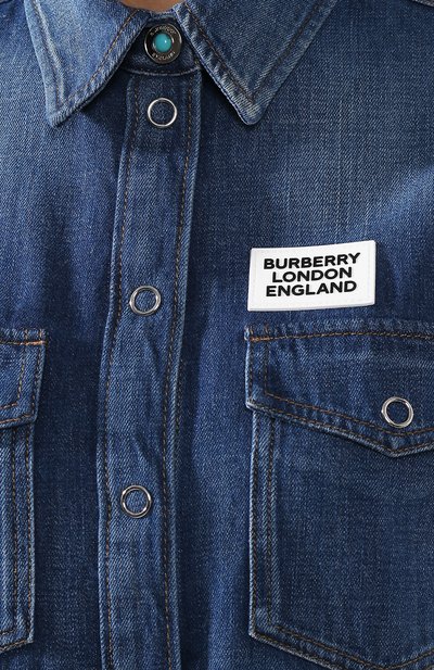Джинсовая рубашка BURBERRY, арт. 8025253, фото 5