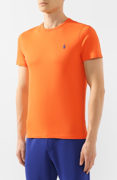 Хлопковая футболка POLO RALPH LAUREN, арт. 710671438, фото 3