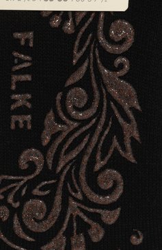 Женские хлопковые носки FALKE черного цвета, арт. 46585 | Фото 2 (Материал внешний: Хлопок; Материал сплава: Проставлено; Нос: Не проставлено)