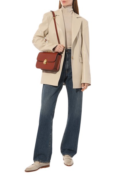 Кожаные лоферы SANTONI светло-бежевого цвета по цене 69900 руб., арт. WUSF59962HAFSLGAC50, фото 2 Кожаные лоферы SANTONI, арт. WUSF59962HAFSLGAC50, фото 2