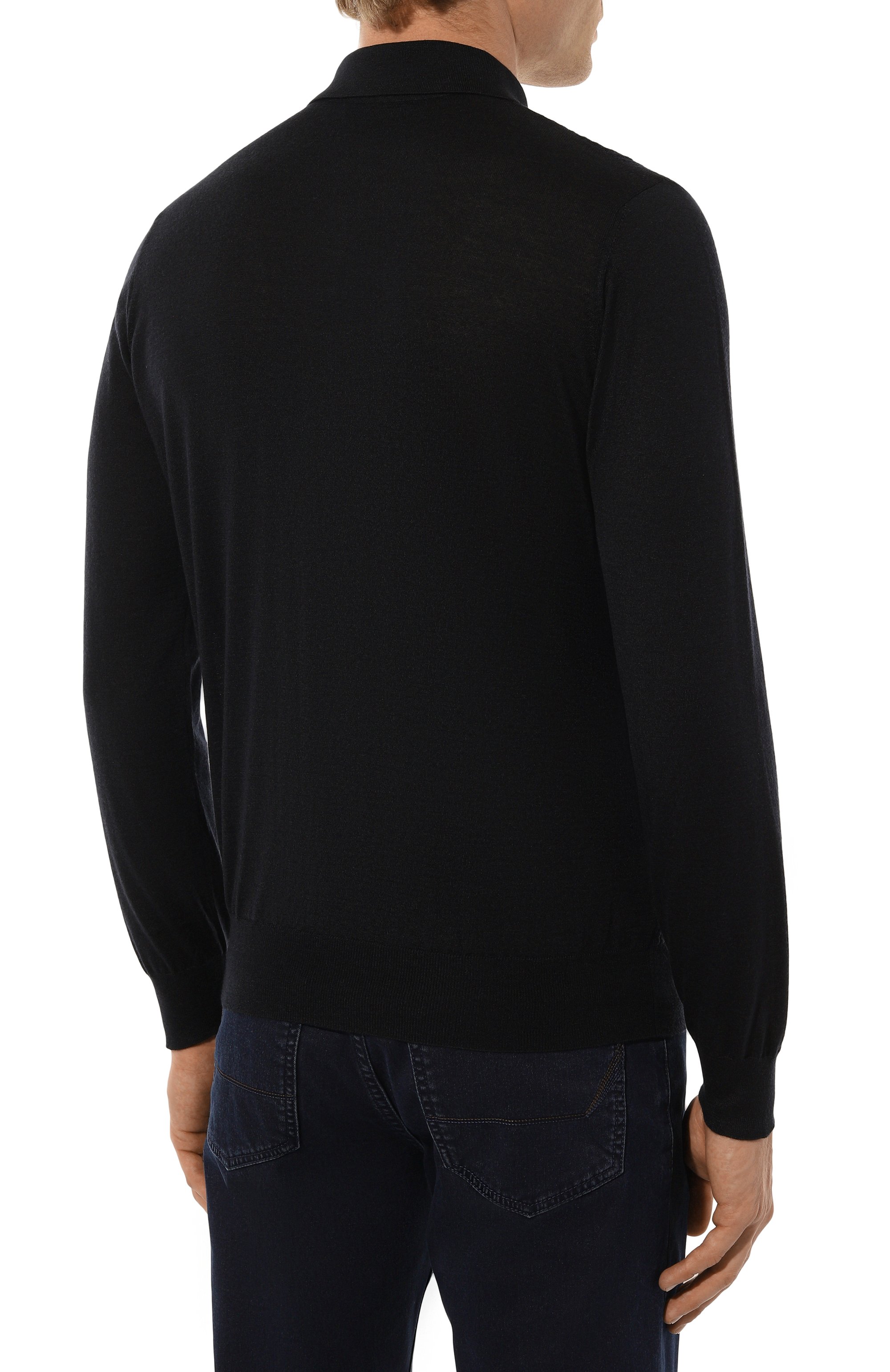 Поло из кашемира и шелка ZILLI, арт. KZP001M0330VPDG00, фото 4