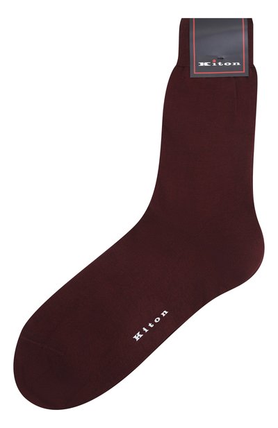 Мужские хлопковые носки KITON, арт. UCALZ26K0766H