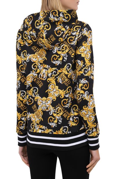 Хлопковое худи VERSACE JEANS COUTURE, арт. B6HZA797-ZDP308 H00D REG. PRINT/S0830, фото 4