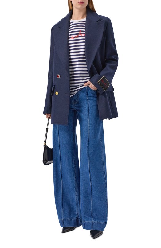 Шерстяной жакет Les Archives LA_445СО Синий  LA_445СО Фото 2