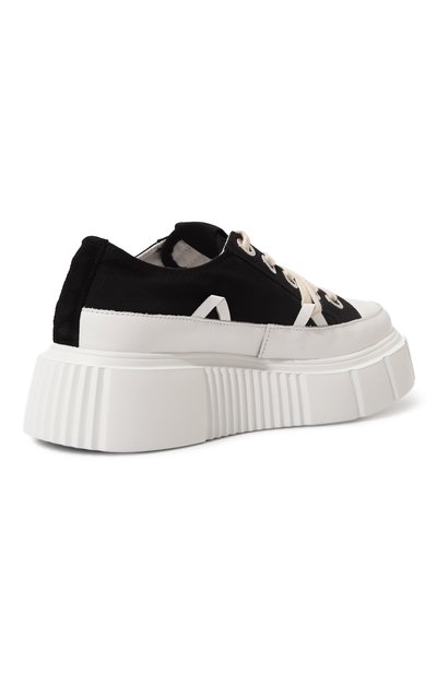 Комбинированные кеды matilda INUIKII черного цвета по цене 27700 руб., арт. 30102-024, фото 5 Комбинированные кеды matilda INUIKII, арт. 30102-024, фото 5