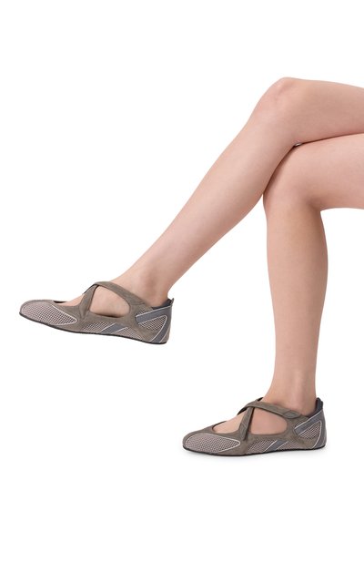 Комбинированные балетки floor 01 THE ATTICO, арт. 251WSH00871/MIX062AA, фото 2