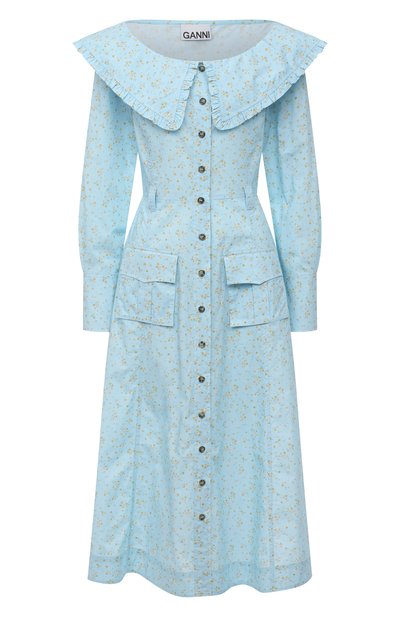 Хлопковое платье GANNI, арт. F5910, фото 1