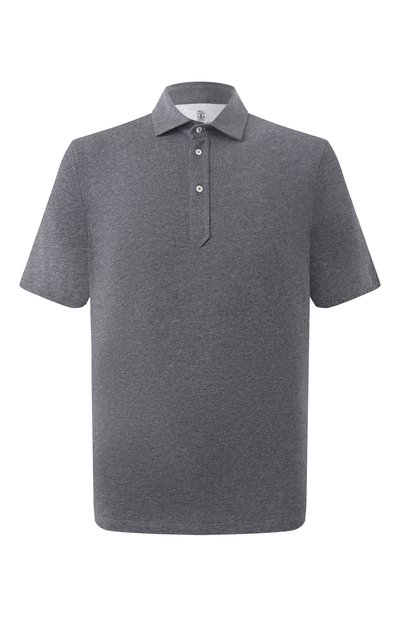 Мужское хлопковое поло BRUNELLO CUCINELLI, арт. M0B133936