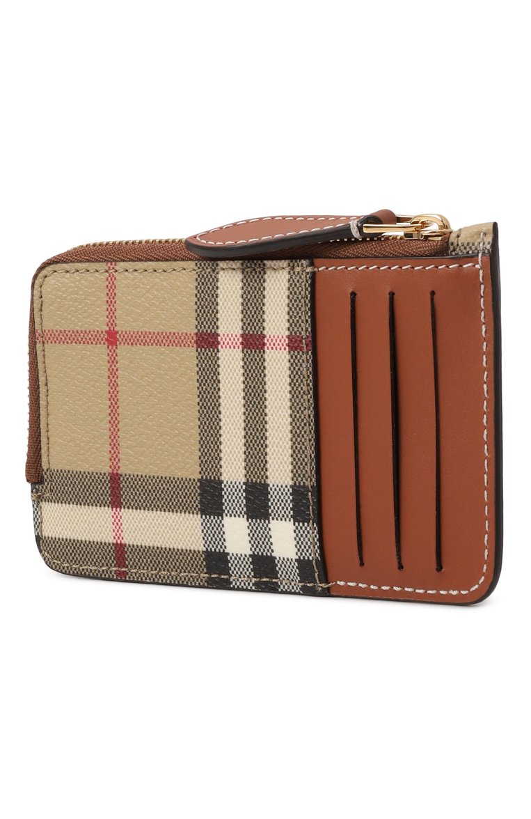 Женский футляр для кредитных карт BURBERRY бежевого цвета, арт. 8094427 | Фото 2 (Нос: Не проставлено; Материал: Пластик)