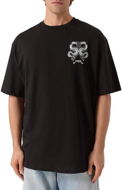 Хлопковая футболка COMME DES FUCKDOWN, арт. CFABM01846, фото 3