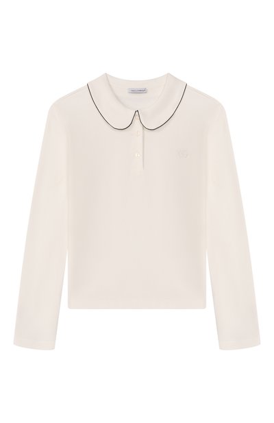 Хлопковое поло DOLCE & GABBANA, арт. L5JTPN/G7PLF/8-12+