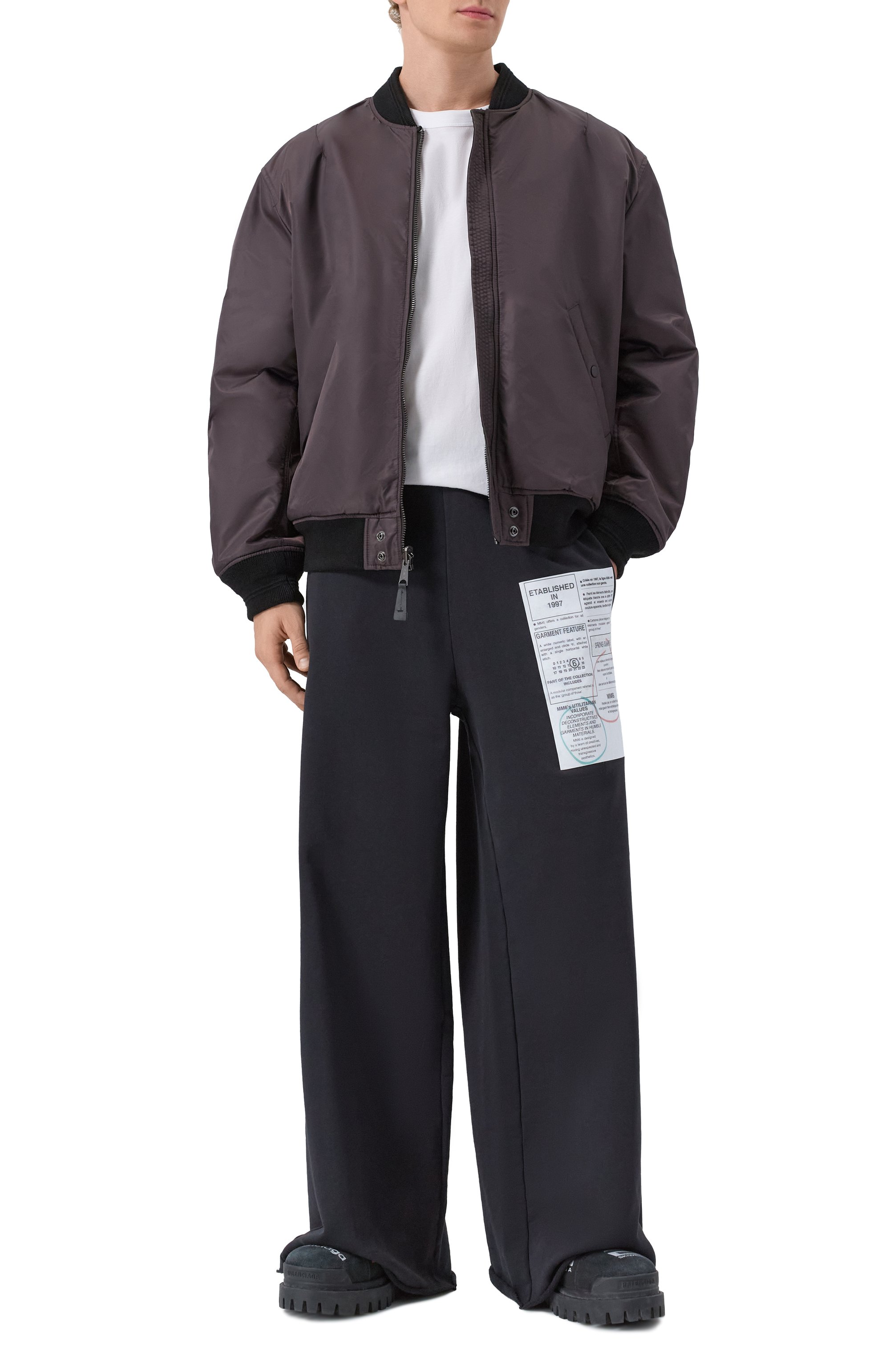 Хлопковые брюки MM6, арт. SH0KA0013/M25012, фото 2