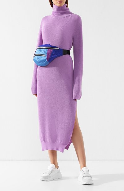 Платье с поясом NANUSHKA, арт. CANAAN_LAVENDER_CASHMERE BLEND RIB CASHMERE BLEND, фото 2