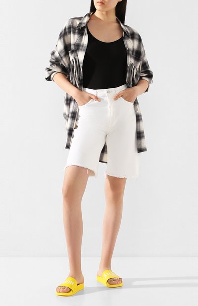 Шлепанцы PALM ANGELS, арт. PWIA022S20PLA0031801, фото 2