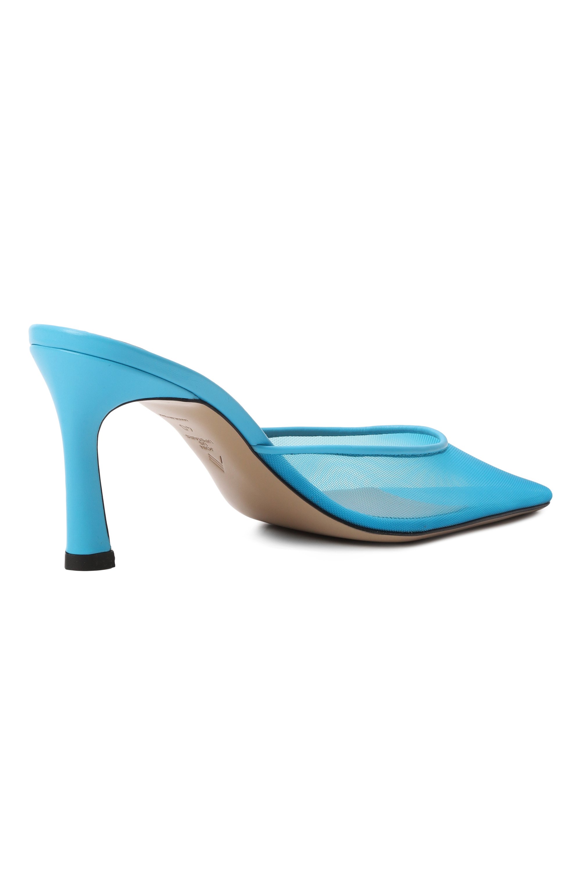 Текстильные мюли juno 75 THE ATTICO, арт. 250WSH00849/PAA082AA, фото 5