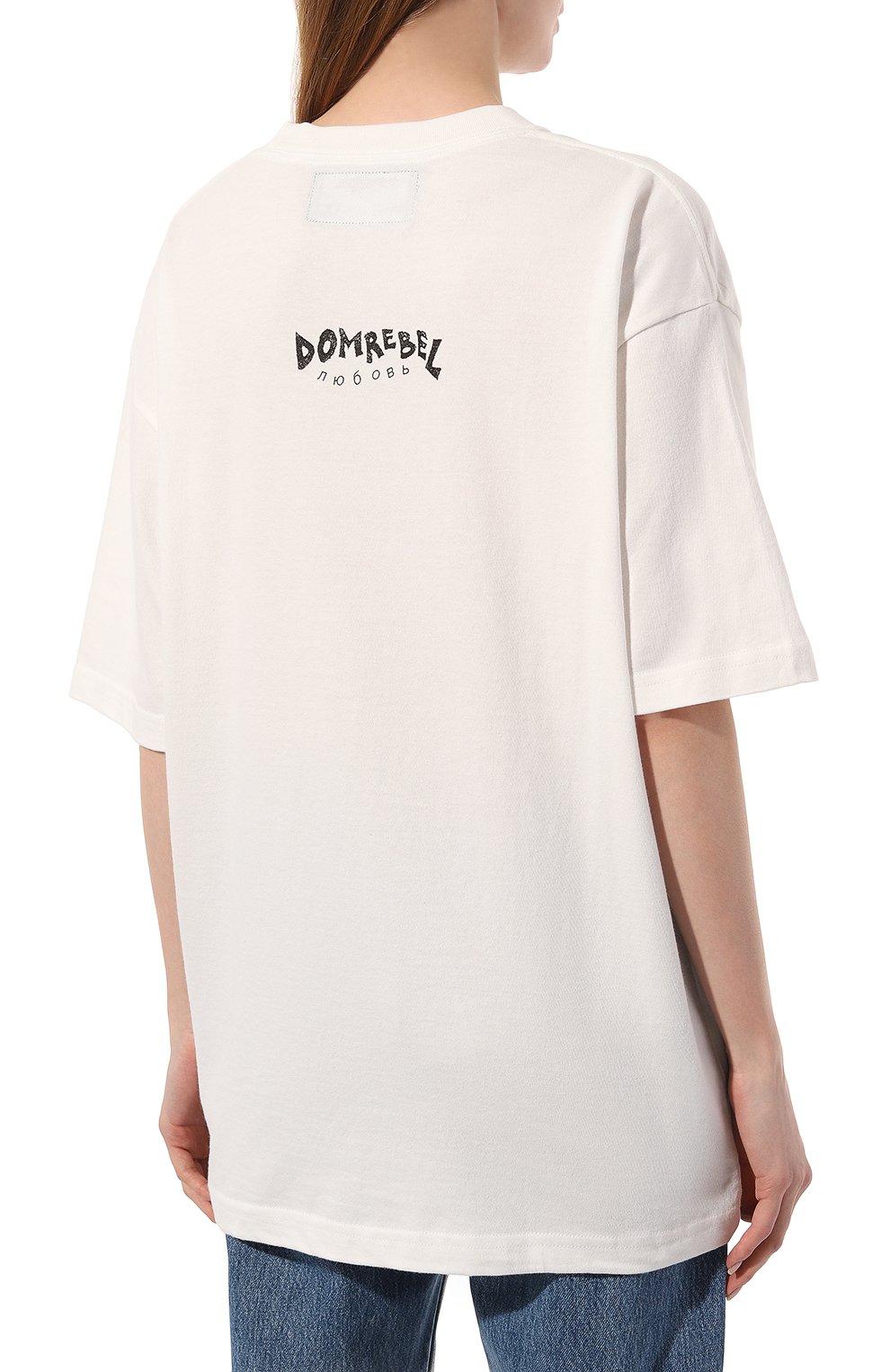 Хлопковая футболка DOMREBEL, арт. TEDDY CASH/T-SHIRT, фото 4