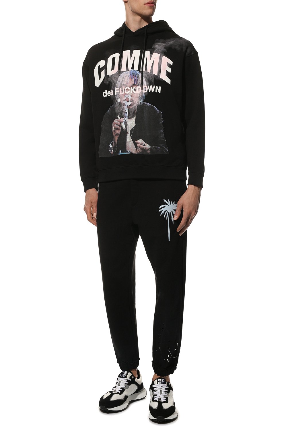 Хлопковое худи COMME DES FUCKDOWN, арт. CDFU1629SFC, фото 2