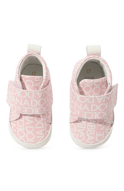 Кожаные пинетки DOLCE & GABBANA, арт. DK0130/AX179, фото 4