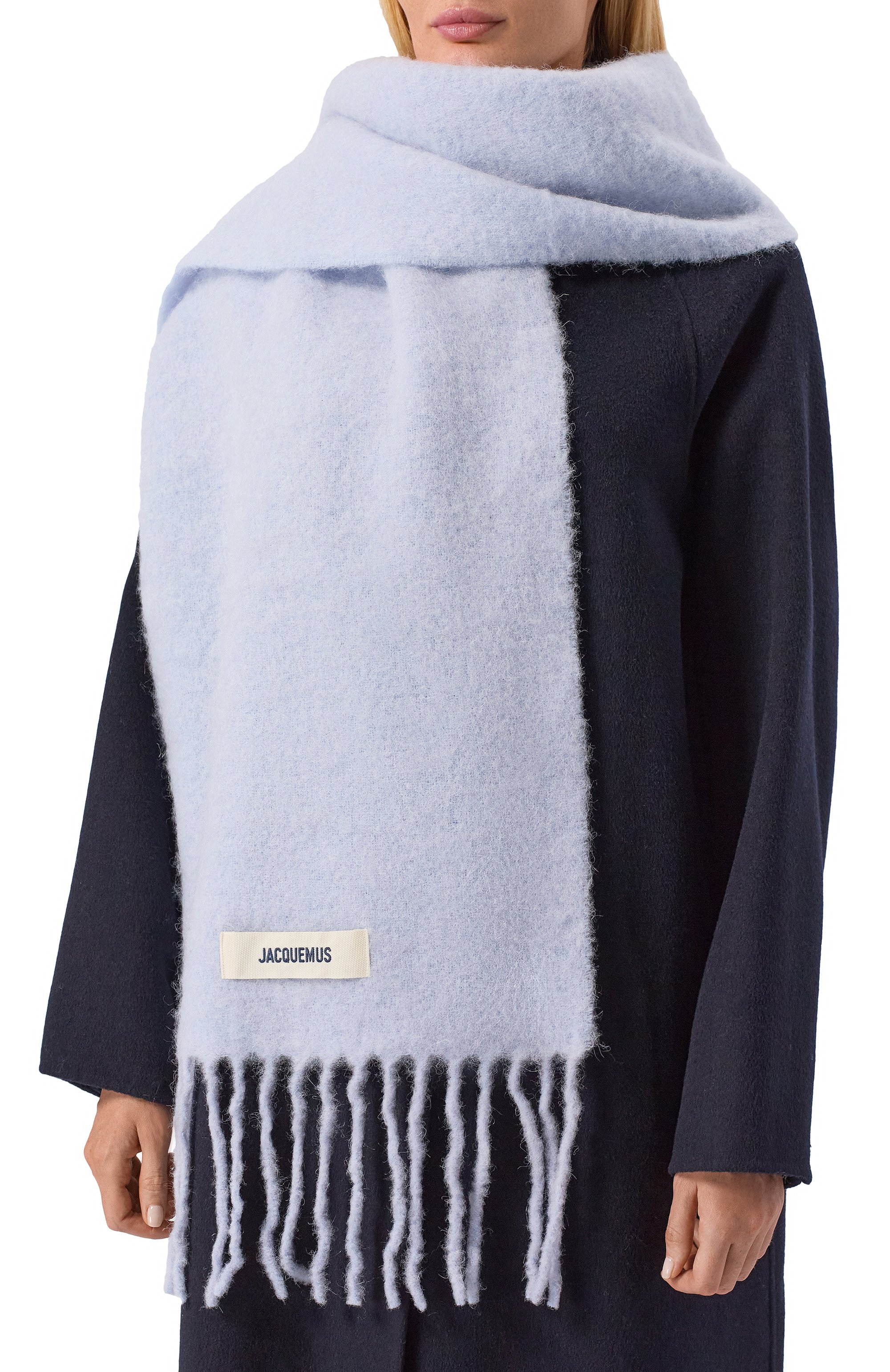 Шерстяной шарф JACQUEMUS, арт. 24HACU00572/B0T4032, фото 2