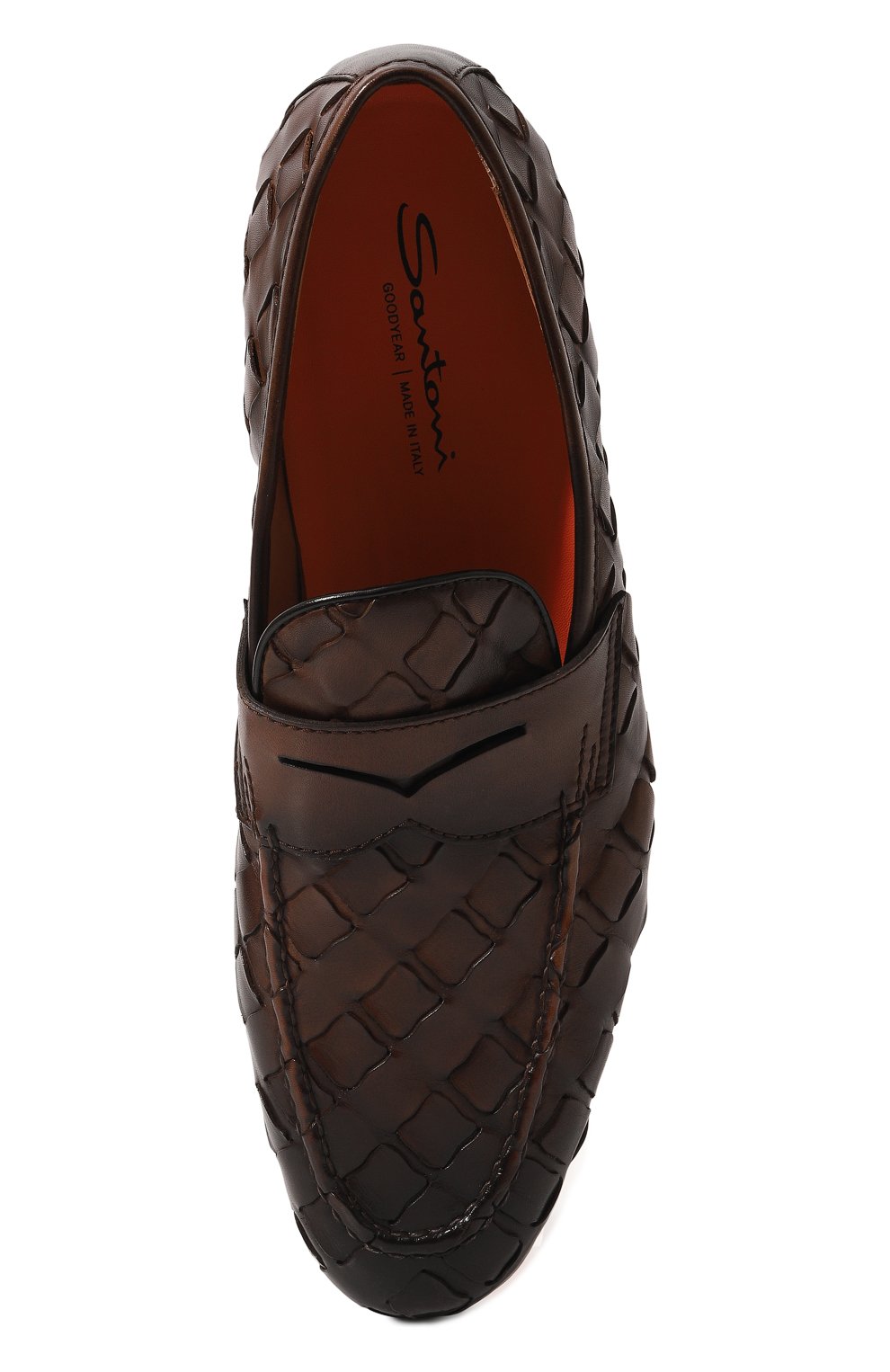 Кожаные пенни-лоферы SANTONI, арт. MCCG18053SA4SSC5, фото 6