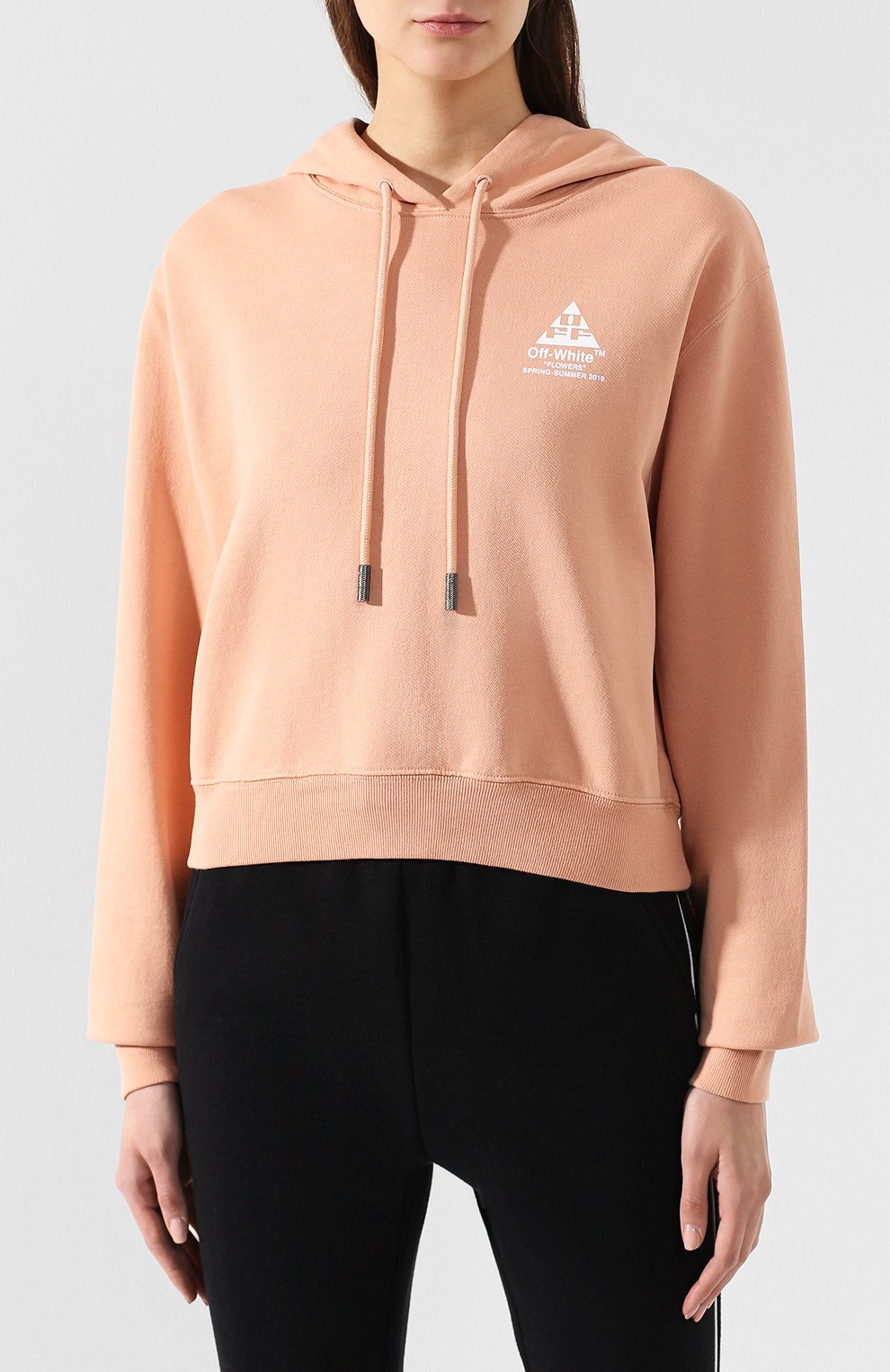 Хлопковое худи OFF-WHITE, арт. 0WBB016R190030430301, фото 3