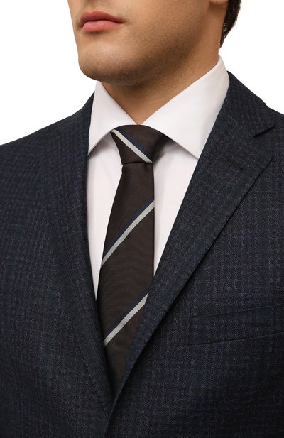 Шелковый галстук CORNELIANI, арт. 94U302-9420311, фото 2