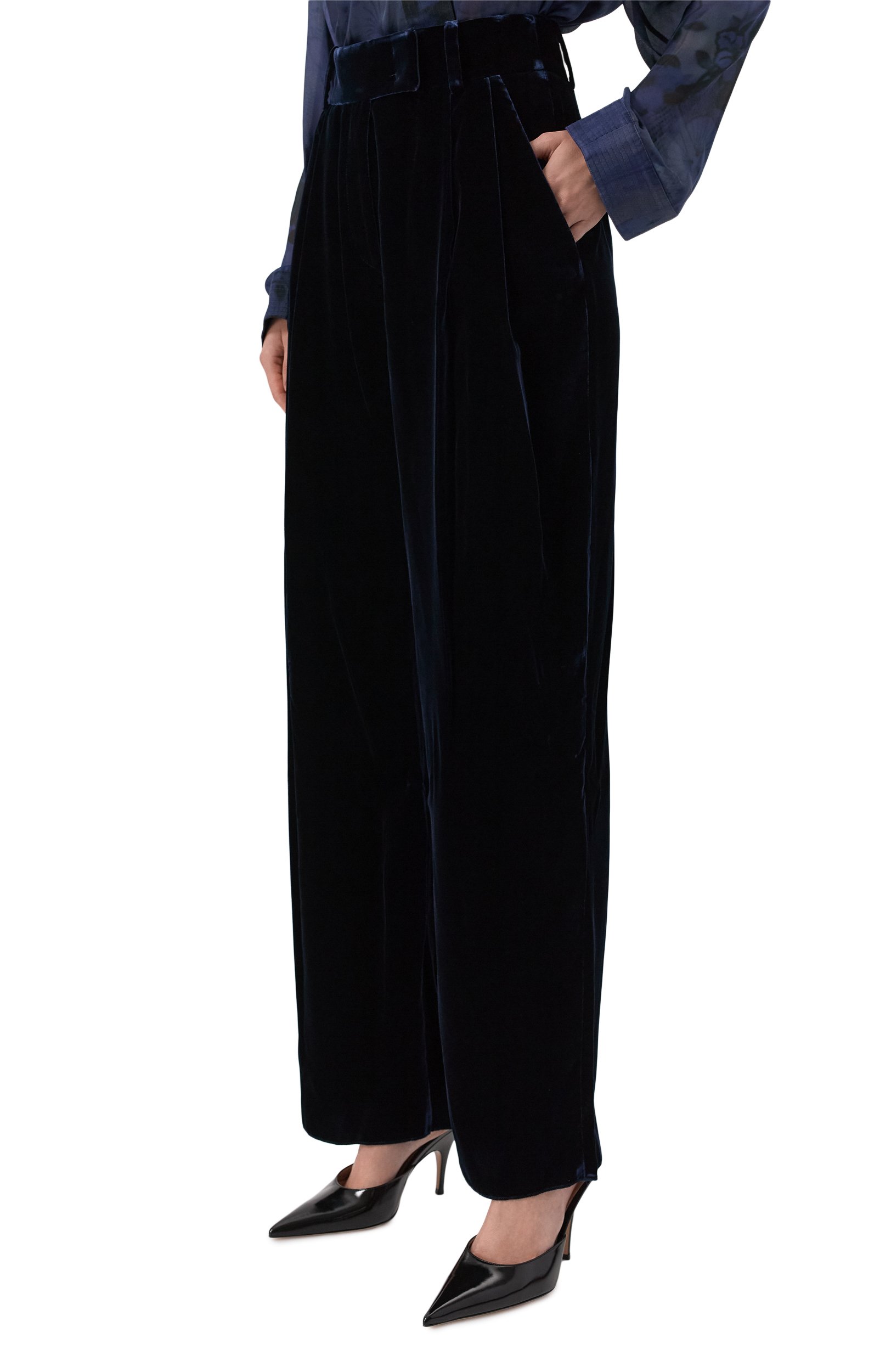 Бархатные брюки GIORGIO ARMANI, арт. GW003811/TE10831, фото 3