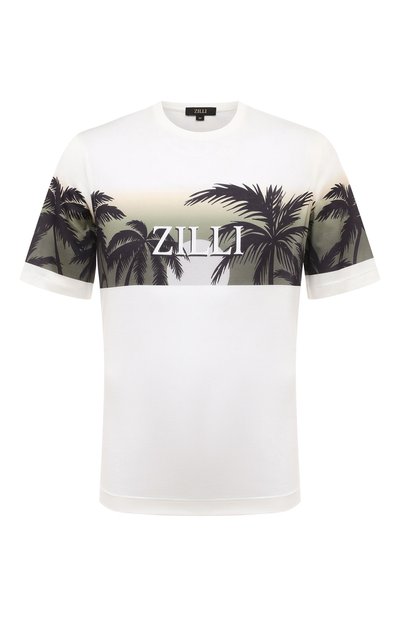 Хлопковая футболка ZILLI, арт. TSR02AM0110VZLF01, фото 1