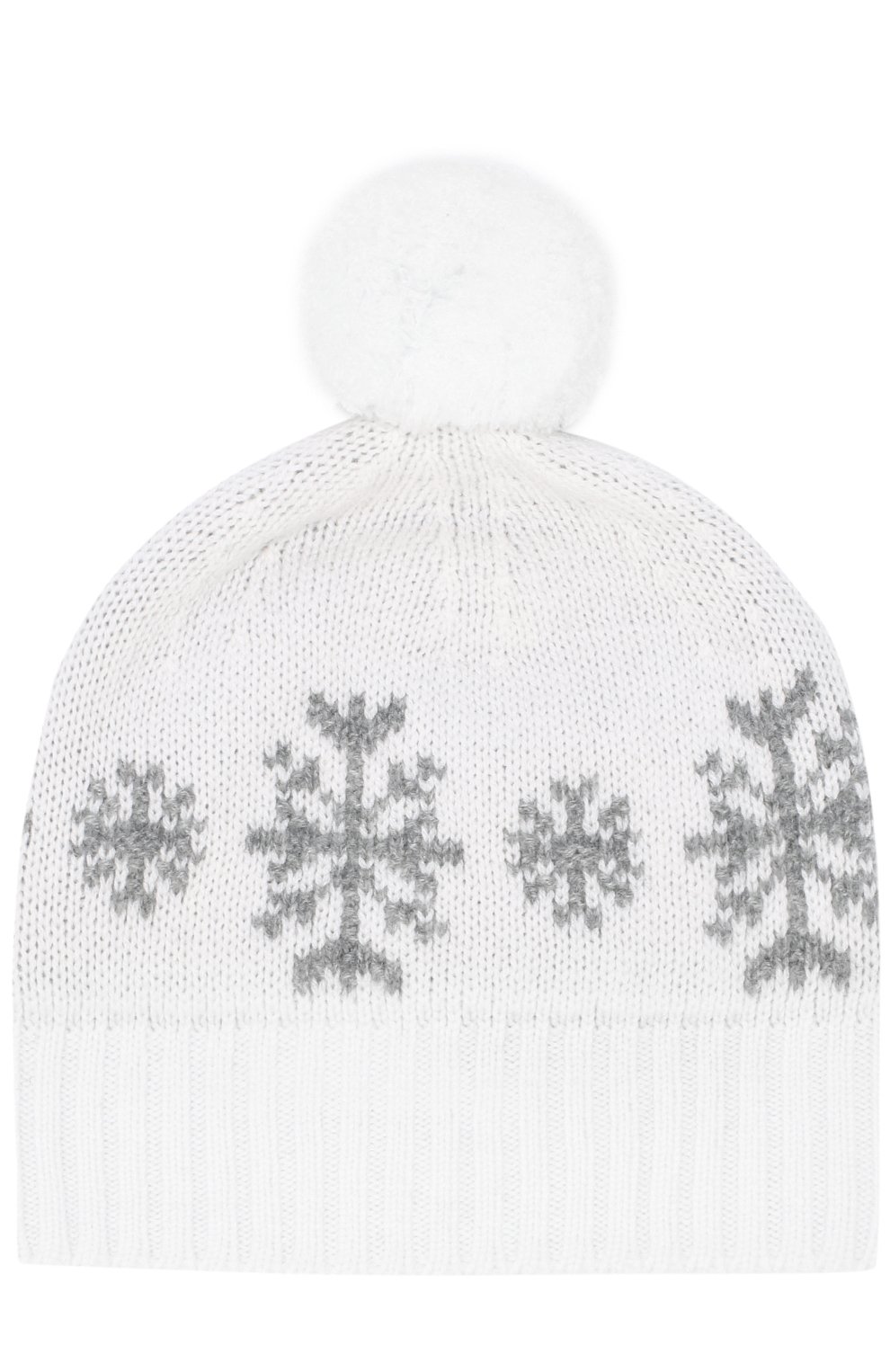 Кашемировая шапка с принтом и помпоном LORO PIANA, арт. FAG4703, фото 2