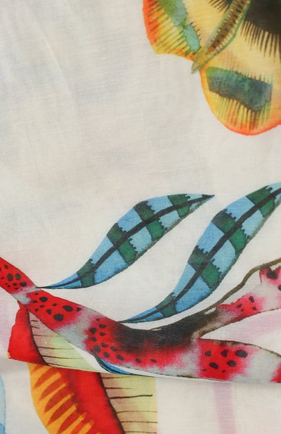 Палантин из смеси хлопка и шелка с принтом GIORGIO ARMANI, арт. 795265/8P118, фото 2