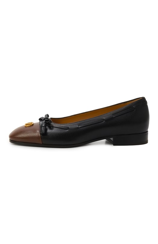 Кожаные балетки Valet Du Roi Valentino 6Y0S0L03/VMH Чёрный  6Y0S0L03/VMH Фото 4