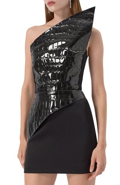 Комбинированное платье DAVID KOMA, арт. PF25DK19D, фото 3