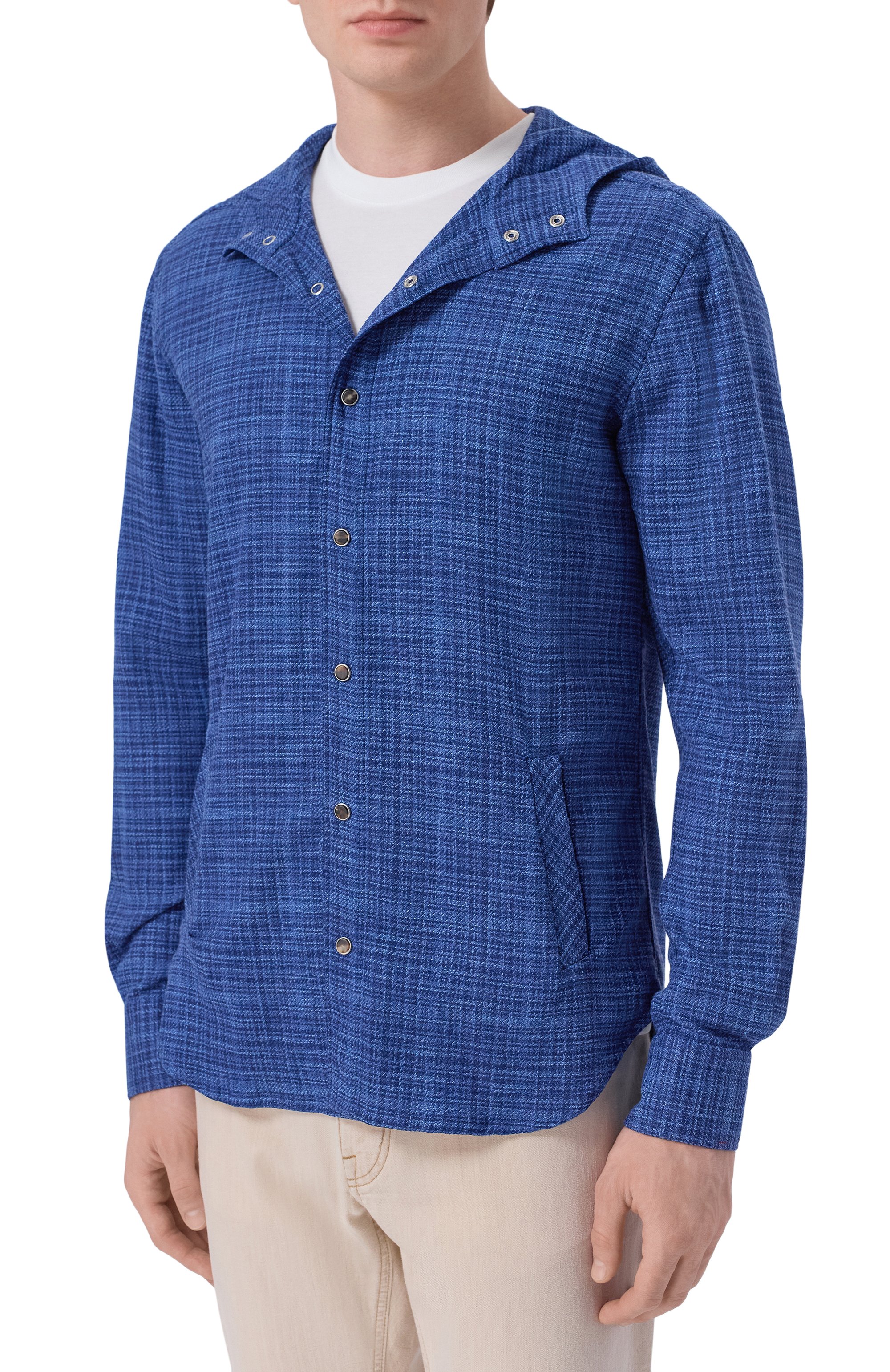 Рубашка из шерсти и шелка KITON,  арт. UMCMARK0617E14, фото 3