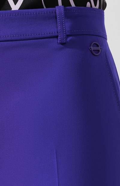 Шерстяные брюки EMILIO PUCCI фиолетового цвета по цене 64950 руб., арт. 9RRT51/9R605, фото 5 Шерстяные брюки EMILIO PUCCI, арт. 9RRT51/9R605, фото 5