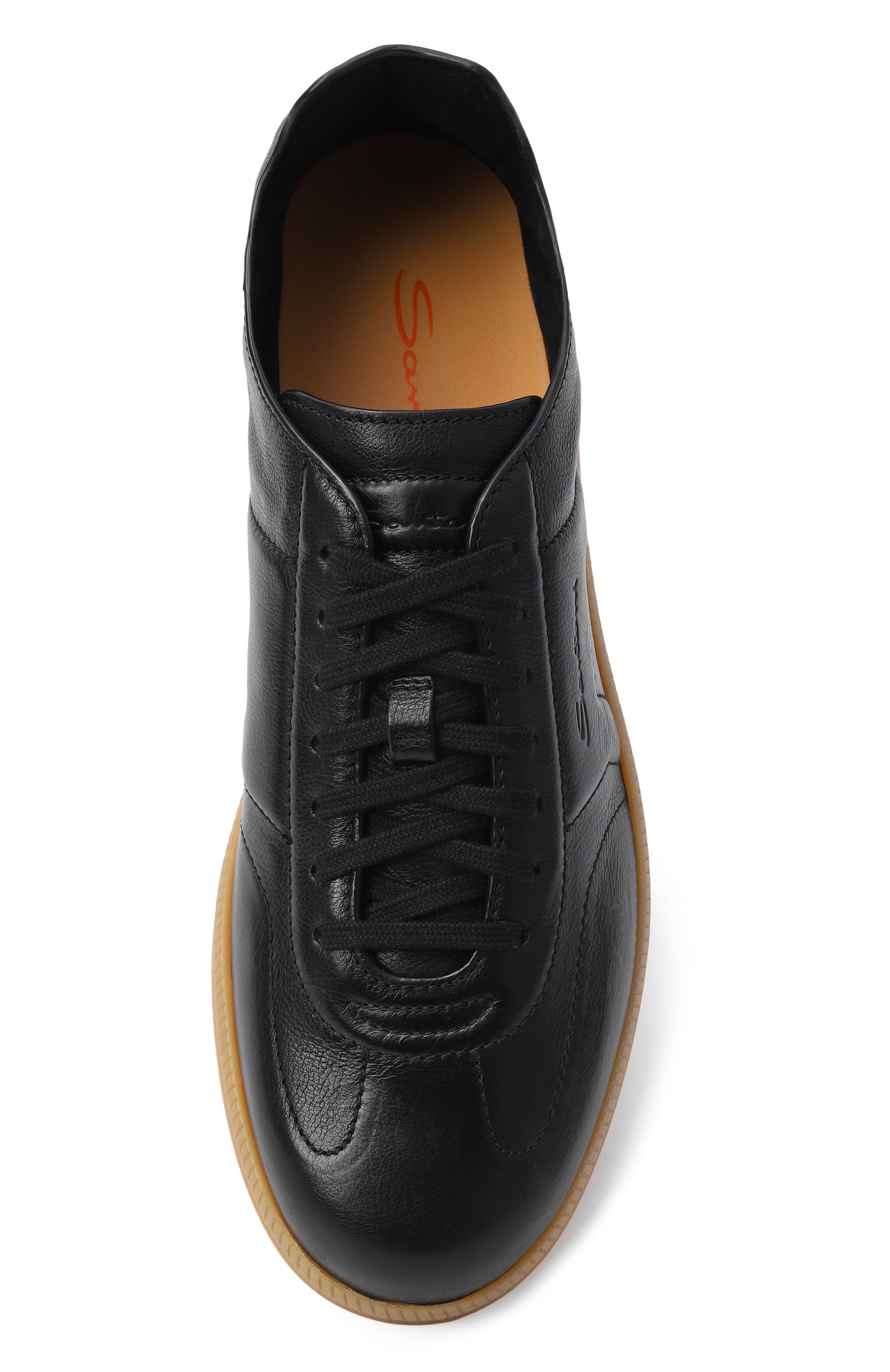 Кожаные кеды dbs-olympic SANTONI, арт. MBPG22072FARTFRI, фото 5