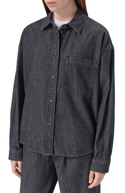 Джинсовая рубашка light  12 STOREEZ, арт. 137734, фото 3