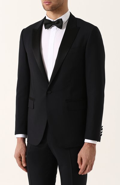 Шерстяной приталенный смокинг LANVIN, арт. RMSU0010-M00600ALS, фото 2