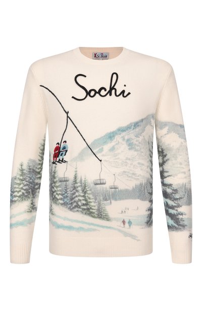 Мужской джемпер из шерсти и вискозы MC2 SAINT BARTH, арт. HER0022-04178I/HER0N PRINT